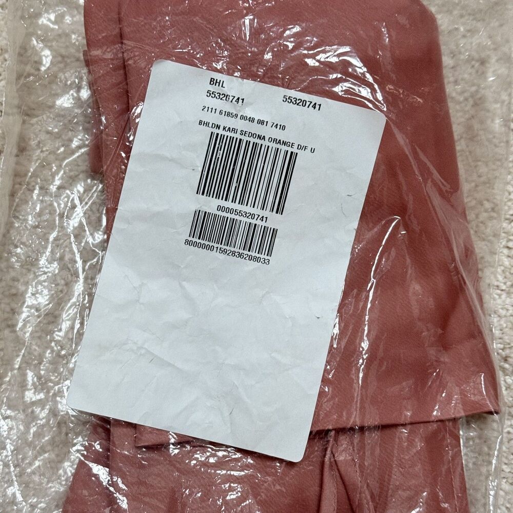 NWT BHLDN Cowl Neck Maxi Side Slit Slip Dress Dusty Rose Orange Pink 10 - Picture 2 of 12